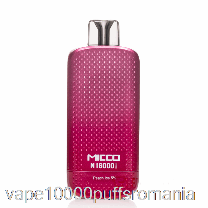 Vape Romania Horizontech Micco N16000 Gheata De Piersici De Unica Folosinta
